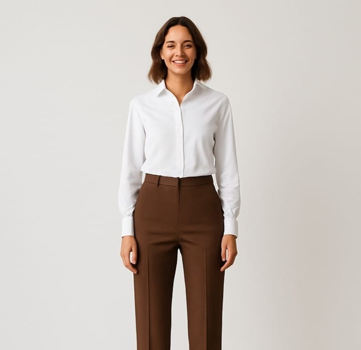 Classic White Formal Shirt for Women