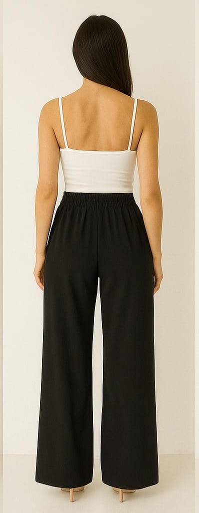 Women's Black Parachute Lower